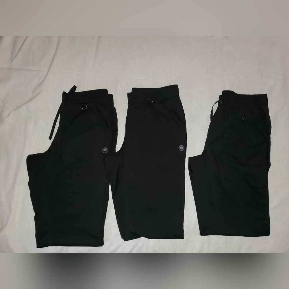 Black Scrub Pants 3 Bundle